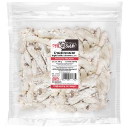 Łapka królika z futrem dla psa gryzak naturalny 500g