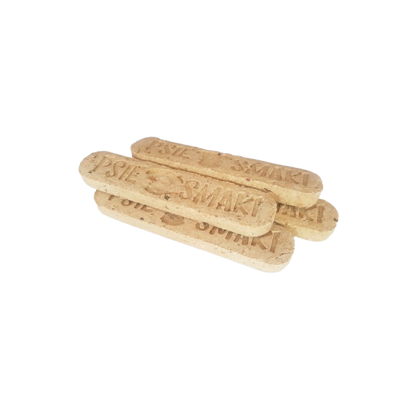 Baton wieprzowy bezglutenowy z żołądkiem wp., marchwią i bananem 14cm 10szt.