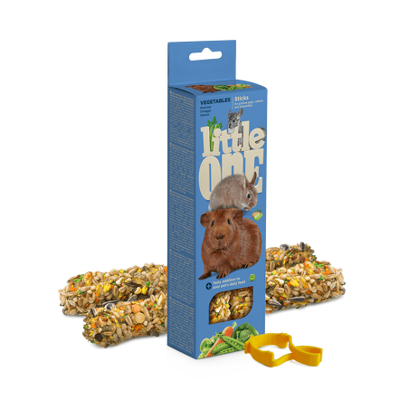 Little One Kolby dla świnek morskich, królików i szynszyli z warzywami 2x60g