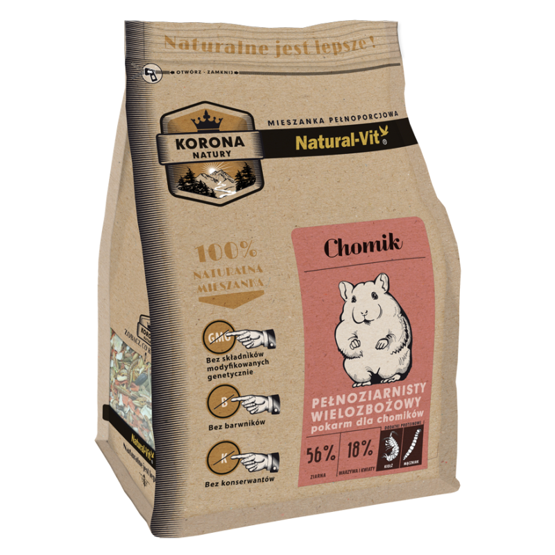 Korona Natury Chomik 750g karma pełnoporcjowa