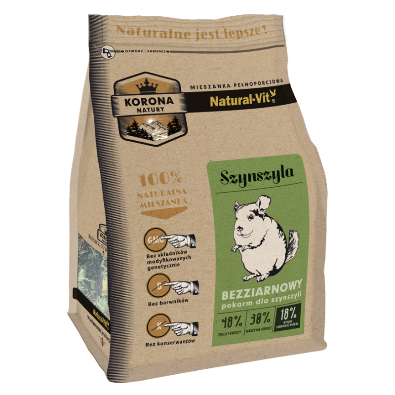 Korona Natury Szynszyla 750g karma pełnoporcjowa