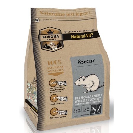Korona Natury Szczur 750g karma pełnoporcjowa