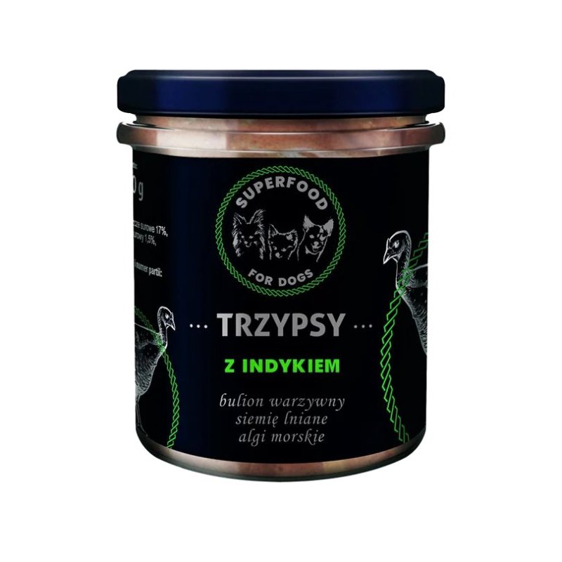 Trzypsy Wieprzowina z Indykiem Superfood 300g