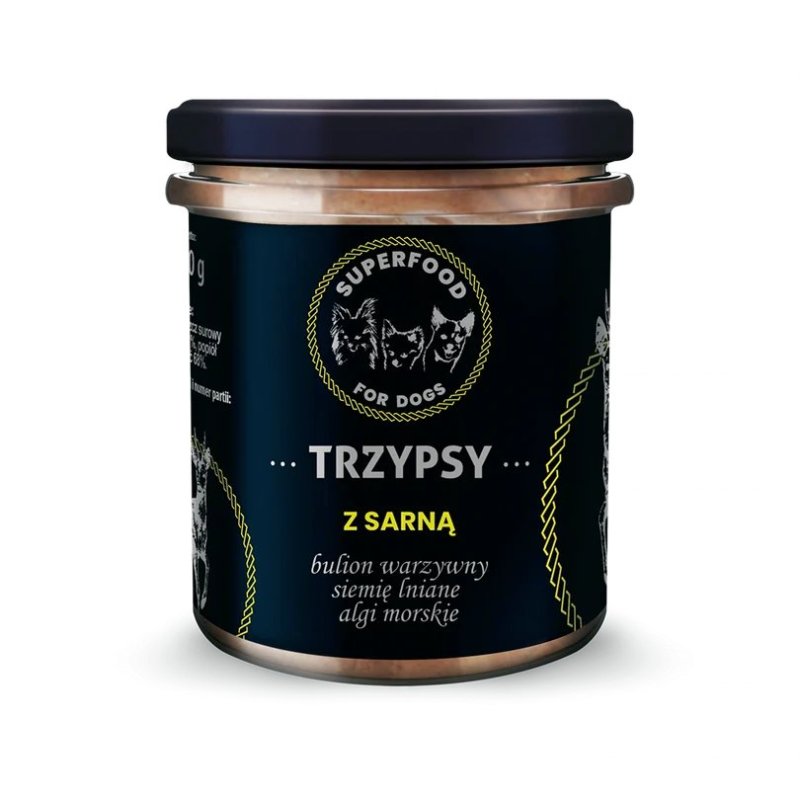 Trzypsy Wieprzowina z Sarną Superfood 300g