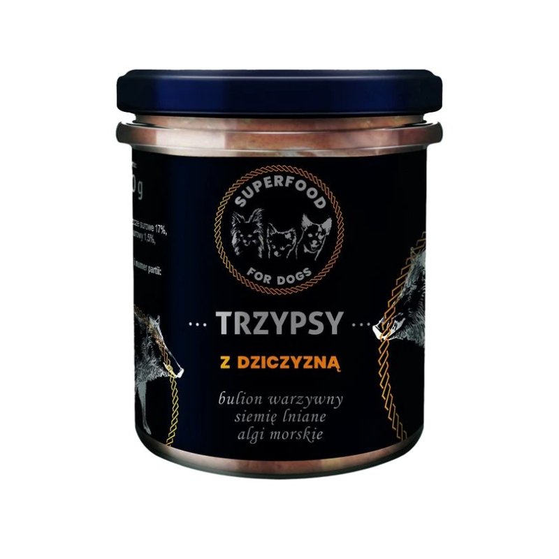 Trzypsy Wieprzowina z Dzikiem Superfood 300g