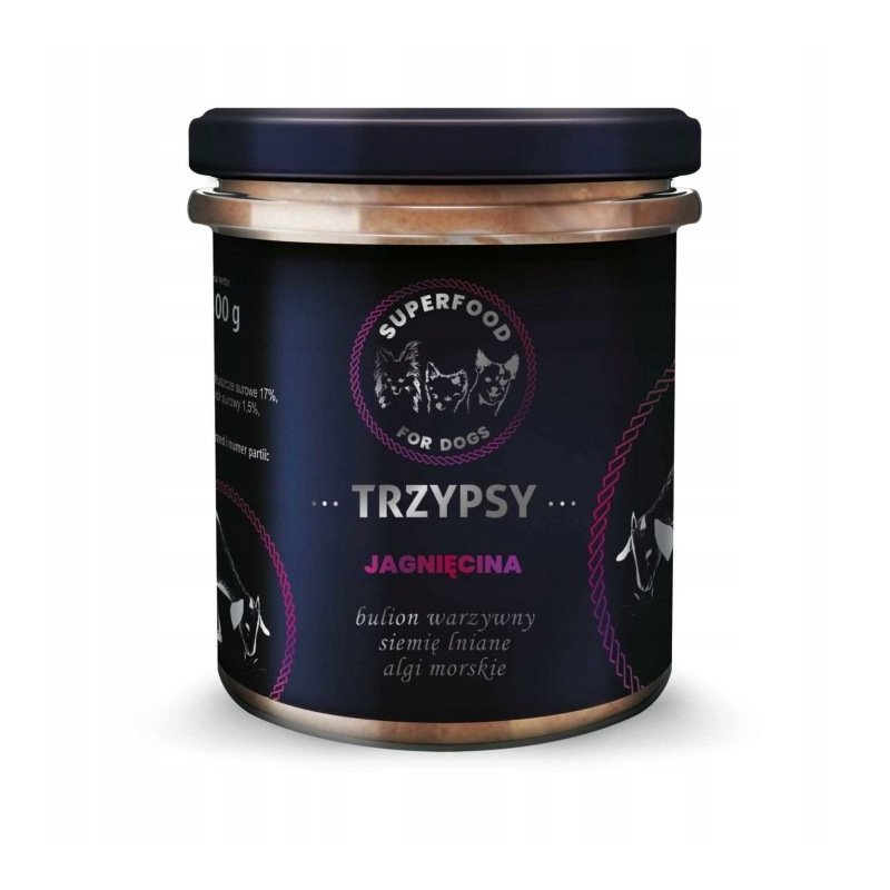 Trzypsy Wieprzowina z Jagnięciną Superfood 300g
