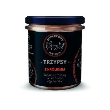 Trzypsy Wieprzowina z Królikiem Superfood 300g