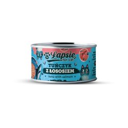 Łapsie Filet z tuńczyka w bulionie z łososiem 80g