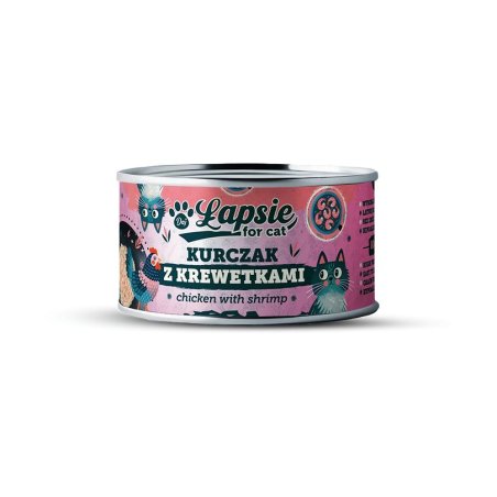 Łapsie Filet z kurczaka w bulionie z krewetką 80g