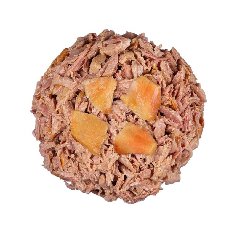 Łapsie Filet z tuńczyka w bulionie z łososiem 80g
