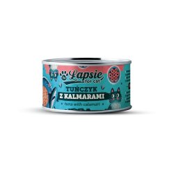Łapsie Filet z tuńczyka w bulionie z kalmarami 80g