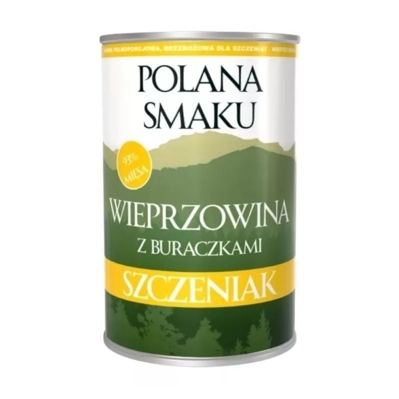 Polana Smaku - SZCZENIAK Wieprzowina z buraczkami 400g