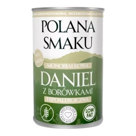 Polana Smaku - Daniel z borówkami 400g
