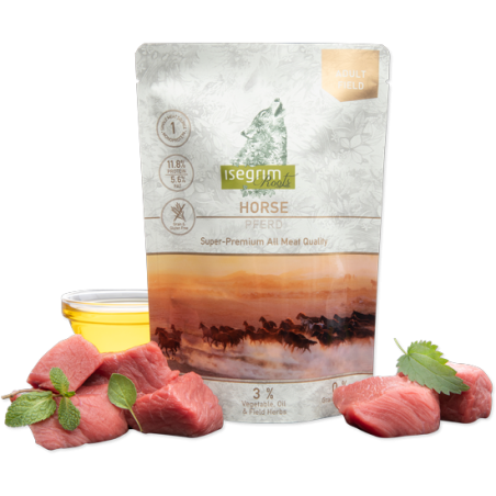 Isegrim Konina z warzywami Saszetka 410g