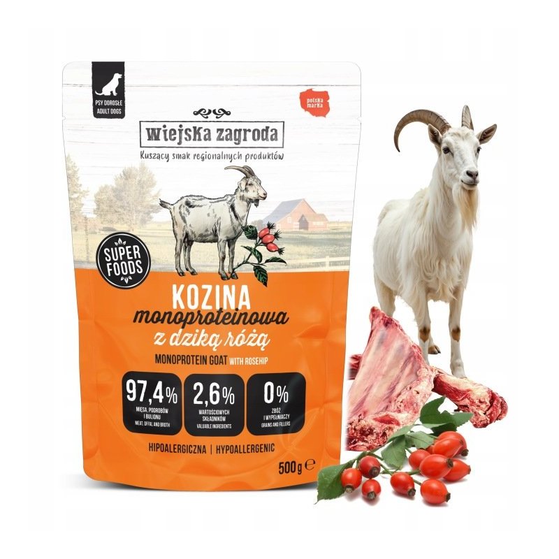 Wiejska Zagroda Monoproteinowa Kozina 500 g