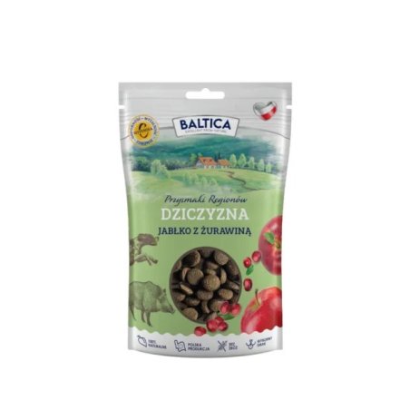 Baltica Przysmaki Regionów Dziczyzna, jabłko z żurawiną 100g