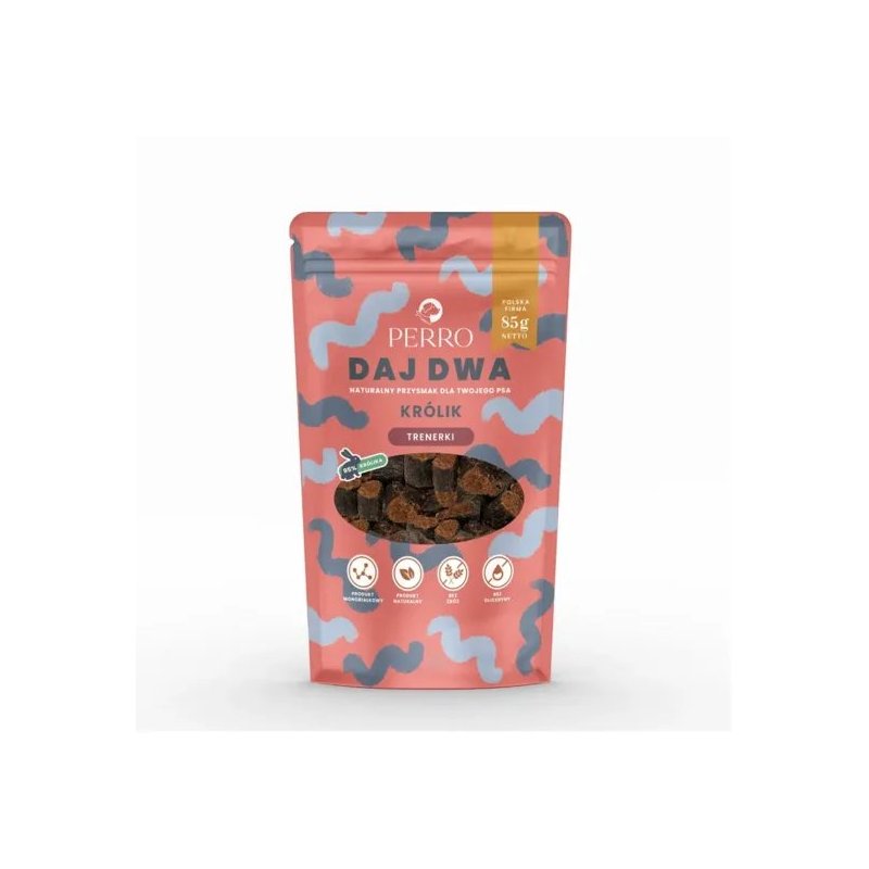 Perro Daj Dwa Trenerki Królik 85g