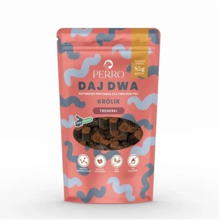 Perro Daj Dwa Trenerki Królik 85g