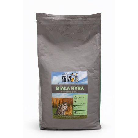 Szczęśliwa Dolina Connoisseur kot dorosły Biała Ryba z kawiorem ze śledzia 5kg