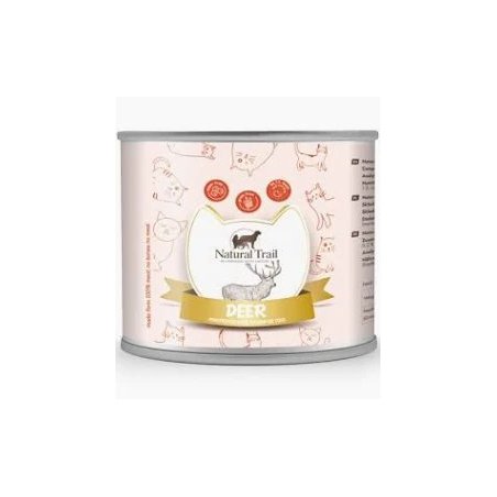 NATURAL TRAIL Monoprotein Jeleń Mono - mokra karma dla kota - 185g