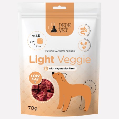 PEPE VET Light Veggie przysmak (wegetariański) 70g