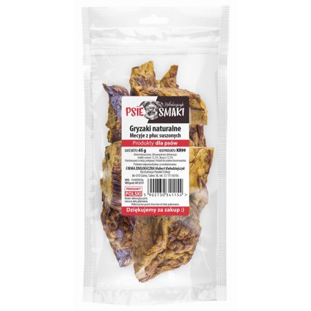 Mecyje z płuc suszonych 65g