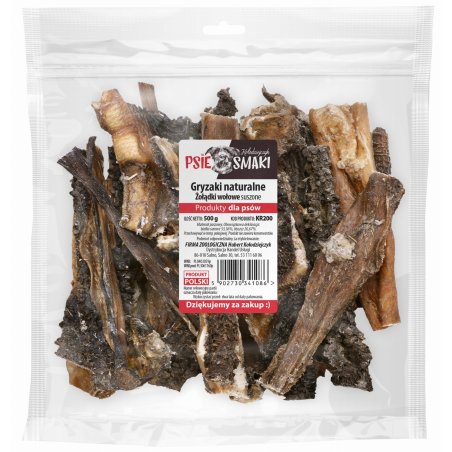 Żwacze Wołowe suszone 500g
