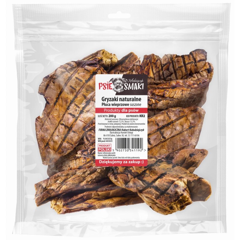 Płuca Wieprzowe Suszone 200g