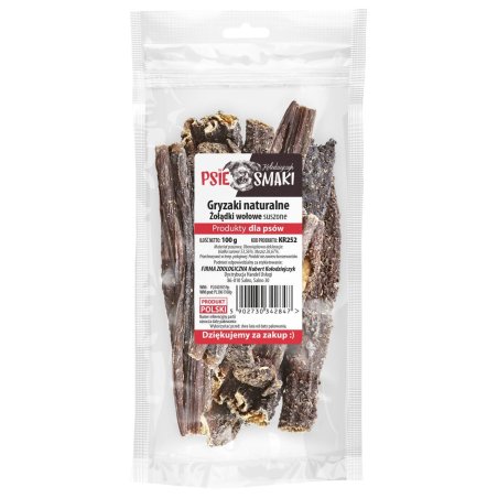 Żwacze Wołowe suszone 100g