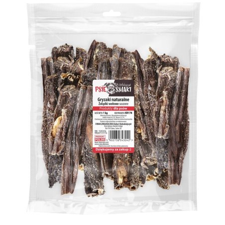 Żwacze Wołowe suszone 1KG