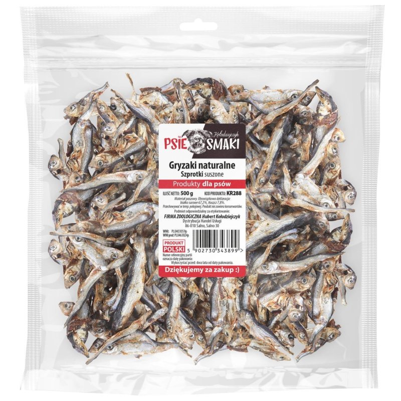 Szprotki suszone 500g
