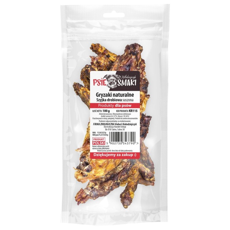Szyjki Kurze suszone 100g