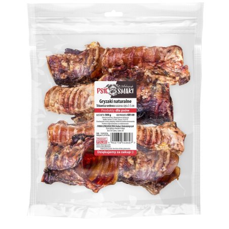 Tchawica Wołowa cięta suszona 3-5cm 500g