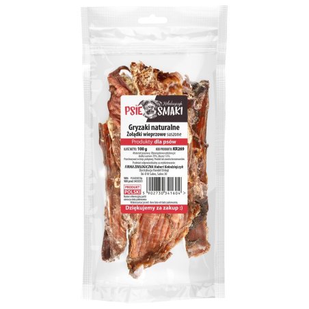Żołądki Wieprzowe suszone (Paski) 100g