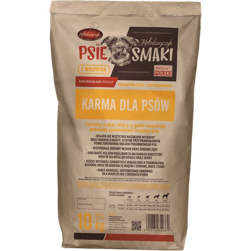 Karma Wołowa 10KG