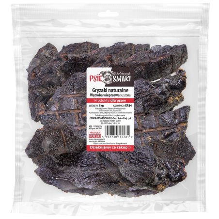 Wątroba Wieprzowa suszona 1KG